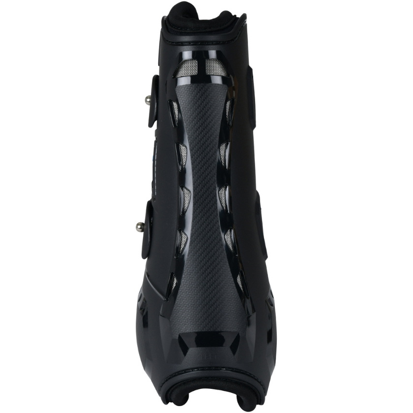 2025 Weatherbeeta Tough-Tec Essentiel Bottes à Avant Ouvert 1027510 - Black